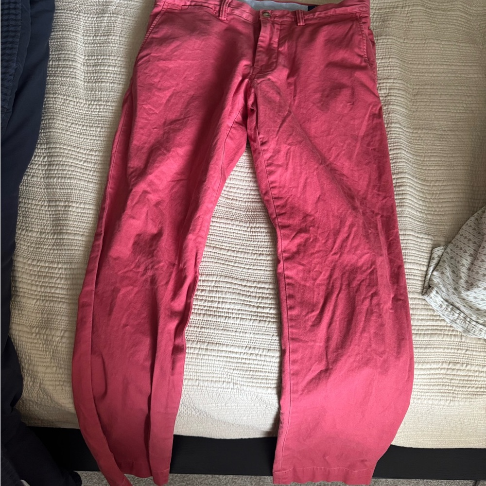 Polo by Ralph Lauren Red Chinos Stretch Slim Fit